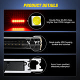 Nilight Third Brake Light Tail High Mount 3rd Stop Cargo Reverse Lights Smoked Lens Compatible with Ford F150 1997 1998 1999 2000 2001 2002 2003 F-150 Heritage 2004 Pickup Truck Rear Cab Lamp, view 3