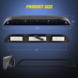 Nilight Third Brake Light Tail High Mount 3rd Stop Cargo Reverse Lights Smoked Lens Compatible with Ford F150 2015 2016 2017 2018 2019 2020 Super Duty F250 F350 2017+ Ranger 2019+ Maverick 2022+, view 2