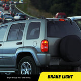 Nilight Third Brake Light Tail High Mount 3rd Stop Lights Red Lens Compatible with Jeep Liberty 2002 2003 2004 2005 2006 2007 Van SUV Rear Center Cab Lamp, view 4