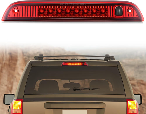 Nilight Third Brake Light Tail High Mount 3rd Stop Lights Red Lens Compatible with Jeep Patriot 2007 2008 2009 2010 2011 2012 2013 2014 2015 2016 2017 Van SUV Rear Center Cab Lamp