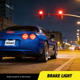 Nilight Third Brake Light Tail High Mount 3rd Stop Lights Smoked Lens Compatible with Chevy Corvette C5 1997 1998 1999 2000 2001 2002 2003 2004 Car Rear Center Cab Lamp, view 4