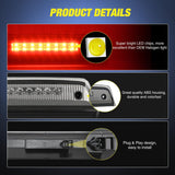 Nilight Third Brake Light Tail High Mount 3rd Stop Lights Smoked Lens Compatible with Dodge Journey 2010 2011 2012 2013 2014 2015 2016 Van SUV Rear Center Cab Lamp, view 2