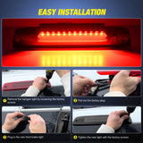 Nilight Third Brake Light Tail High Mount 3rd Stop Lights Smoked Lens Compatible with Ford Expedition Lincoln Navigator 2003 2004 2005 2006 2007 2008 2009 2010 2011 2012 2013 2014 2015 2016, view 4