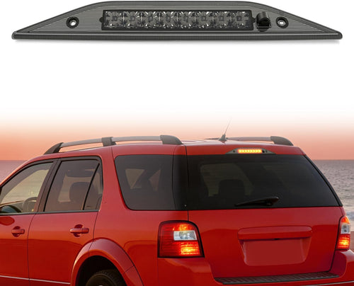 Nilight Third Brake Light Tail High Mount 3rd Stop Lights Smoked Lens Compatible with Ford Freestyle 2005 2006 2007 and Ford Taurus X 2008 2009 Van SUV Rear Center Cab Lamp