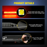 Nilight Third Brake Light Tail High Mount 3rd Stop Lights Smoked Lens Compatible with Ford Freestyle 2005 2006 2007 and Ford Taurus X 2008 2009 Van SUV Rear Center Cab Lamp, view 2