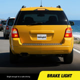 Nilight Third Brake Light Tail High Mount 3rd Stop Lights Smoked Lens Compatible with Ford Freestyle 2005 2006 2007 and Ford Taurus X 2008 2009 Van SUV Rear Center Cab Lamp, view 5