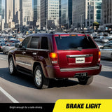 Nilight Third Brake Light Tail High Mount 3rd Stop Lights Smoked Lens Compatible with Jeep Grand Cherokee 2005 2006 2007 2008 2009 2010 Van SUV Rear Center Cab Lamp, view 4
