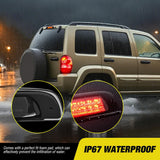 Nilight Third Brake Light Tail High Mount 3rd Stop Lights Smoked Lens Compatible with Jeep Liberty 2002 2003 2004 2005 2006 2007 Van SUV Rear Center Cab Lamp, view 5