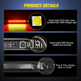 Nilight Third Brake Light Tail High Mount 3rd Stop Lights Smoked Lens Compatible with Jeep Patriot 2007 2008 2009 2010 2011 2012 2013 2014 2015 2016 2017 Van SUV Rear Center Cab Lamp, view 2