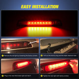 Nilight Third Brake Light Tail High Mount 3rd Stop Lights Smoked Lens Compatible with Jeep Patriot 2007 2008 2009 2010 2011 2012 2013 2014 2015 2016 2017 Van SUV Rear Center Cab Lamp, view 3