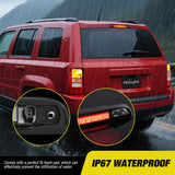 Nilight Third Brake Light Tail High Mount 3rd Stop Lights Smoked Lens Compatible with Jeep Patriot 2007 2008 2009 2010 2011 2012 2013 2014 2015 2016 2017 Van SUV Rear Center Cab Lamp, view 5