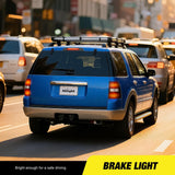 Nilight Third Brake Light Tail High Mount 3rd Stop Lights Smoked Lens for Ford Explorer 2002-2010 Escape 2008-2012 Mercury Mariner 2008-2011 Mountaineer 2006-2010 Van SUV Rear Center Cab Lamp, view 4