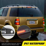 Nilight Third Brake Light Tail High Mount 3rd Stop Lights Smoked Lens for Ford Explorer 2002-2010 Escape 2008-2012 Mercury Mariner 2008-2011 Mountaineer 2006-2010 Van SUV Rear Center Cab Lamp, view 6