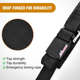 Nilight Tie Down Kits 2 PCS 2 Inch x 48 Inch Adjustable Boat Trailer Straps | for Trailering Safety with Boat Jet Ski Kayak Secure Black 1500 LBS Max Break Strength, view 4
