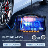 Nilight Tire Inflator Air Compressor AC/DC Dual Power 160PSI Rechargeable Battery, view 2