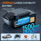 Nilight Tire Inflator Air Compressor AC/DC Dual Power 160PSI Rechargeable Battery, view 5