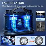 Nilight Tire Inflator Air Compressor AC/DC Dual Power Pressure Gauge, view 3