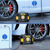 Nilight Tire Inflator Air Compressor AC/DC Dual Power Pressure Gauge, view 4