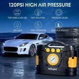 Nilight Tire Inflator Air Compressor AC/DC Dual Power Pressure Gauge, view 6
