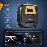 Nilight Tire Inflator Digital Touch Screen, view 2