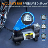 Nilight Tire Inflator Fast Air Compressor Double Cylinder Digital 120PSI, view 3