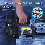 Nilight Tire Inflator Fast Air Compressor Double Cylinder Digital 120PSI, view 6