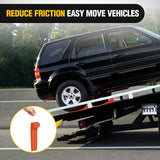Nilight Tire Skates 4Pack – Rollback Tow Truck & Flatbed Carrier Accessories, Low Friction Skids for Locked Wheel Towing & Disabled Vehicle Recovery, 4000 lbs, Orange, view 4