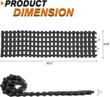 Nilight Tire Traction Mats, 7 Ton Heavy-Duty Recovery Tracks for Off-Road 4X4, SUV, Truck & Van in Snow, Mud, Ice & Sand, 39 Inch Portable Emergency Devices with Storage Bag (2 Pack), view 2
