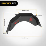 Nilight TJ Rear Inner Fender Liners Fit for 1997 1998 1999 2000 2001 2002 2003 2004 2005 2006 Jeep Wrangler TJ & LJ 2PCS Offroad Powder Coated Steel Splash Mud Guard Wheel Well Liner Covers, view 2