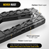 Nilight Tow Hitch Step Bar 2 Inch Receiver Bumper Guard Jeep Truck SUV Van | Rear Bumper Protector Heavy Duty Steel 350lbs Capacity Wide Non-Slip 5/8 Inch Pin Clip Anti-Rattle Stabilizer Rust-Resistant, view 3
