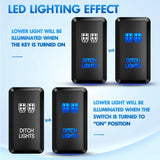 Nilight Toyota Ditch Lights Push Button ON/Off Switch, view 4