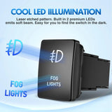 Nilight Toyota Fog Lights Push Button ON/Off Small Switch, view 4
