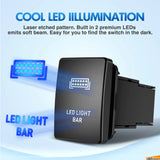 Nilight Toyota LED Light Bar Push Button ON/Off Switch, view 3