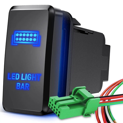 Nilight Toyota Led Light Bar Push Button ON/Off Tall Switch