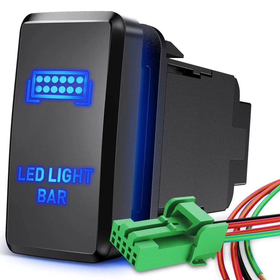 Nilight Toyota Led Light Bar Push Button ON/Off Tall Switch