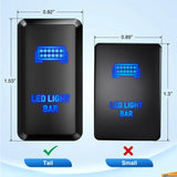Nilight Toyota Led Light Bar Push Button ON/Off Tall Switch, view 2