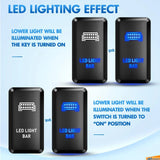 Nilight Toyota Led Light Bar Push Button ON/Off Tall Switch, view 4