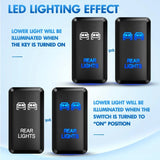 Nilight Toyota Rear Lights Push Button ON/Off Tall Switch, view 5