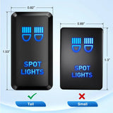 Nilight Toyota Spot Lights Push Button ON/Off Tall Switch, view 2