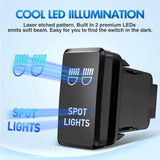 Nilight Toyota Spot Lights Push Button ON/Off Tall Switch, view 4