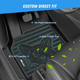 Nilight TPE Floor Mats & Cargo Mats Set for Tesla Model Y (5 Seat only) | 2021 2022 2023 2024 2025 All Weather Custom Fit Heavy Duty Floor Liners, view 2