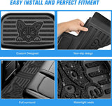 Nilight TPE Floor Mats & Cargo Mats Set for Tesla Model Y (5 Seat only) | 2021 2022 2023 2024 2025 All Weather Custom Fit Heavy Duty Floor Liners, view 4