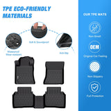 Nilight 2019 2020 2021 2022 2023 2024 2025 Nissan Altima TPE Floor Mats, view 3