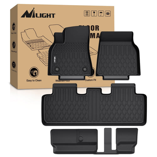Nilight 2020 2021 2022 2023 2024 2025 Tesla Model Y 7 Seats TPE Floor Mats