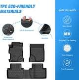 Nilight TPE Floor Mats for Acura ILX 2013 2014 2015 2016 2017 2018 2019 2020 2021 2022 2022, All Weather Custom Fit Heavy Duty Floor Liners, view 3