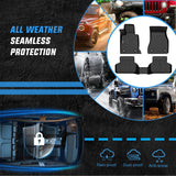 Nilight TPE Floor Mats for BMW 5 Series G30 520i 530e 530i 535i 540i 540d 550i 2017 2018 2019 2020 2021 2022 2023, All Weather Custom Fit Heavy Duty Floor Liners, view 5