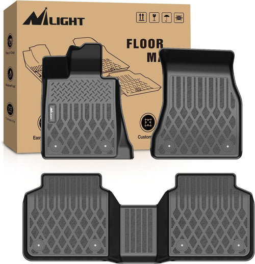 Nilight TPE Floor Mats for BMW 740i 750i M 760i xDrive (G12) 2016 2017 2018 2019 2020 2021 2022 2023 All Weather Custom Fit Heavy Duty Floor Liners