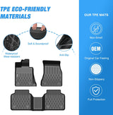 Nilight TPE Floor Mats for BMW 740i 750i M 760i xDrive (G12) 2016 2017 2018 2019 2020 2021 2022 2023 All Weather Custom Fit Heavy Duty Floor Liners, view 3