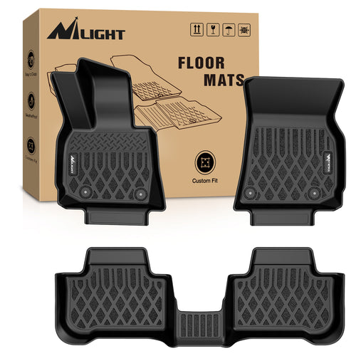 Nilight TPE Floor Mats for BMW X3 2025 2026 All Weather Custom Fit Heavy Duty Floor Liners