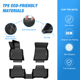 Nilight TPE Floor Mats for BMW X3 2025 2026 All Weather Custom Fit Heavy Duty Floor Liners, view 3